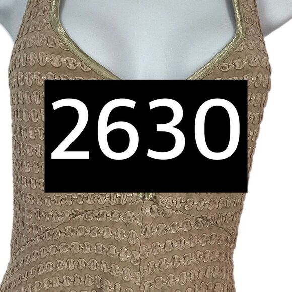 French designer Group size large fit and flare sundress - Picture 8 of 8